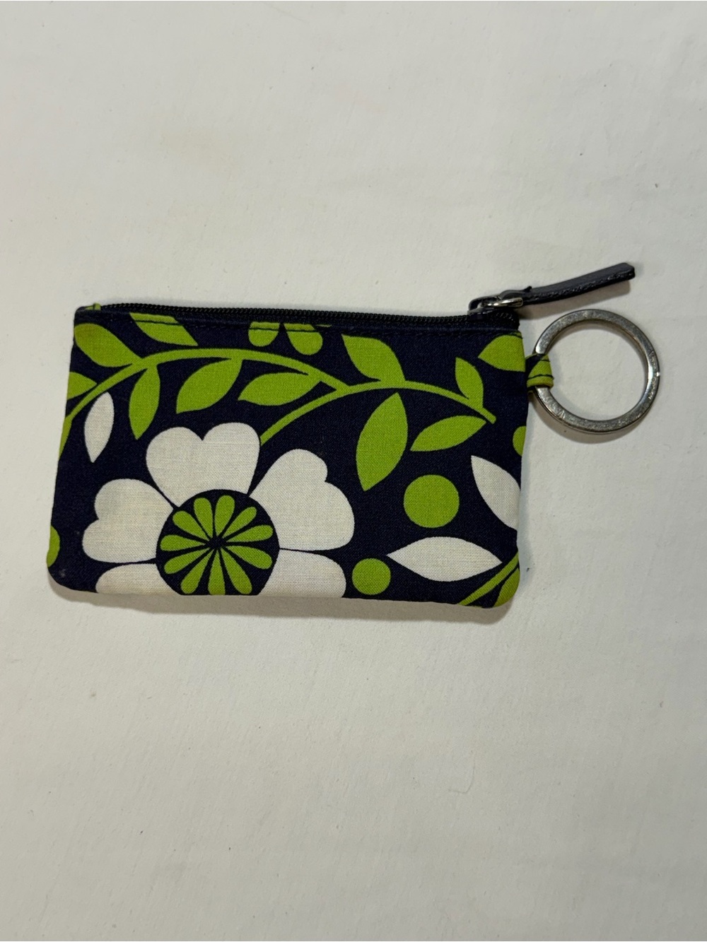Vera Bradley Zip ID Case in the retired "Lucky You" pattern